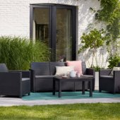 Dārza mēbeļu komplekts Claire 5 Seater Set ar galdiņu Orlando