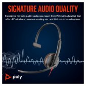 Poly BW 3210 Mono USB-C HS +USB-C/ A