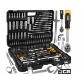 216 Piece Socket and Bit Set, Chrome Vanadium Steel | JCB-38841
