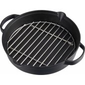 Campingaz Culinary Modular cast iron pan with grillage (black / stainl