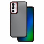 Crystal Black Back Case for Galaxy S25+ Grey/ Red