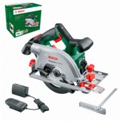 Bosch hand circular saw UniversalCirc 18V-53, 18Volt (green/ black, Li-