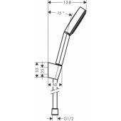 Pulsify S 105 1jet Chrome