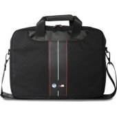 Nylon Red Stripe Bag 16" Black