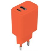 AC-2010 USB + USB-C 20W Orange
