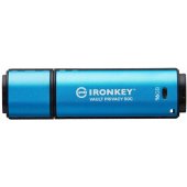 16GB IronKey Vault Privacy 50 USB-C 3.2 Light Blue