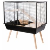 Zolux Cage Neo Muki Large Rodents H58, black