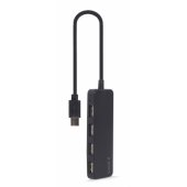 USB Type-C - 4 x USB 2.0 Black