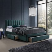 GRACE with mattress HARMONY DUO 160x200cm Green