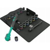 Wera 8100 SB 13 Zyklop Comfort ratchet set, imperial, 3/ 8, tool set (b