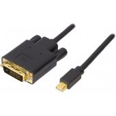 Adapter mini DisplayPort / DVI-I 2m black