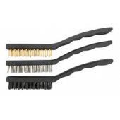 Vorel Brass, steel, nylon brushes 170mm 3pcs. (06963)