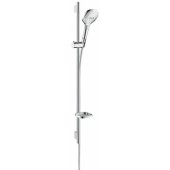 Raindance Select E Shower Set 120 3jet 90cm and Soap Dish Chrome/ White