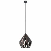CARLTON 60W E27 BLACK / COPPER