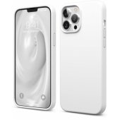 "Soft Silicone Case iPhone 13 Pro" White
