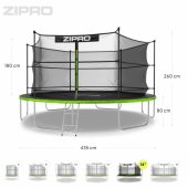 Jump Pro Inner Net 14FT 435cm