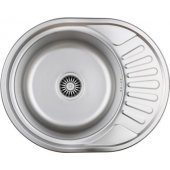 Steiner JIM 216 Steinsteel satin sink with 1-bowl siphon w/ .
