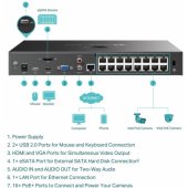 VIGI NVR2016H-16MP VIGI 16 Channel PoE+ Network Video Recorder