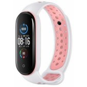 Design Mi Band 7/ 6/ 5 White-Pink
