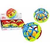Sensory Ball Rattle Rubber Elastic Colorful