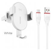 Car phone holder with charger Q5 White