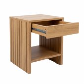 Nightstand SUNNY with drawer 40x40x50cm wood