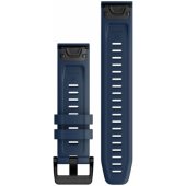 QuickFit 22mm Silicone Watch Band Capitan Blue