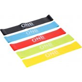One Fitness Mini Band PBF-SET05 różne poziomy oporu w zestawie wieloko