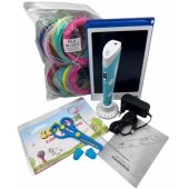 3D printing pen 7in1 5m x 20 Colors Blue RF-3DPEN-7IN1-BL