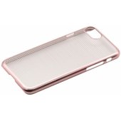 "Hard Cover iPhone 7" Horizontal Stripes Pink