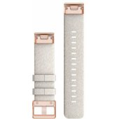 QuickFit 20 mm Heathered Nylon Band Cream
