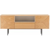 NATE 180x40xH76cm Oak