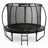 Garden Trampoline with Inner Net Black/ Green 183cm