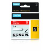 IND Vinyl Labels White/ Red