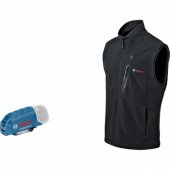 Bosch Heated Vest GHV 12+18V XA, S, work clothing (black, without batt