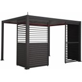 Adjustable Blind Wall MIRADOR-111 4m Dark Grey