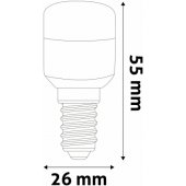 E14 T26 1.3W 150lm 3000K