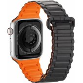 Armor Version Strap Apple Watch 38/ 40/ 41mm Black-Orange