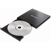 43886 External Slimline CD/ DVD Writer Black