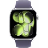 Watch Series 11 46mm Silver / Purple Fog Sport Band - S/ M
