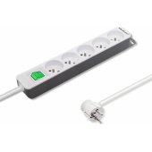 Power strip 5 sockets 1.8m White