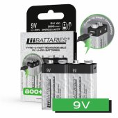 USB-C Rechargeable batteries Lithium-Ion MN1604 Krona 9V (2pcs)