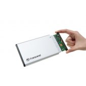 External HDD Enclosure 2.5" USB 3.0 Silver StoreJet 25S3