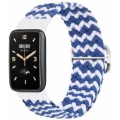 Strap Braided Mi Band 7 Pro/ M7 Pro (7) Blue-White