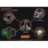 T.16000M Flight Control System Joystick For PC Black