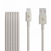 USB-A/ USB-C Woven Cable 1.5 m White