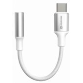 Textile USB-C - 3.5mm Audio Adapteris 0.15m White