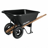 Wheelbarrow 19810, melna, 175 l