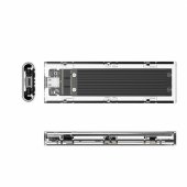 Disk Drive TCM2-C3 M.2 NVME USB-C Black