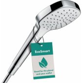 Croma E Hand Shower 110 1jet EcoSmart White/ Chrome